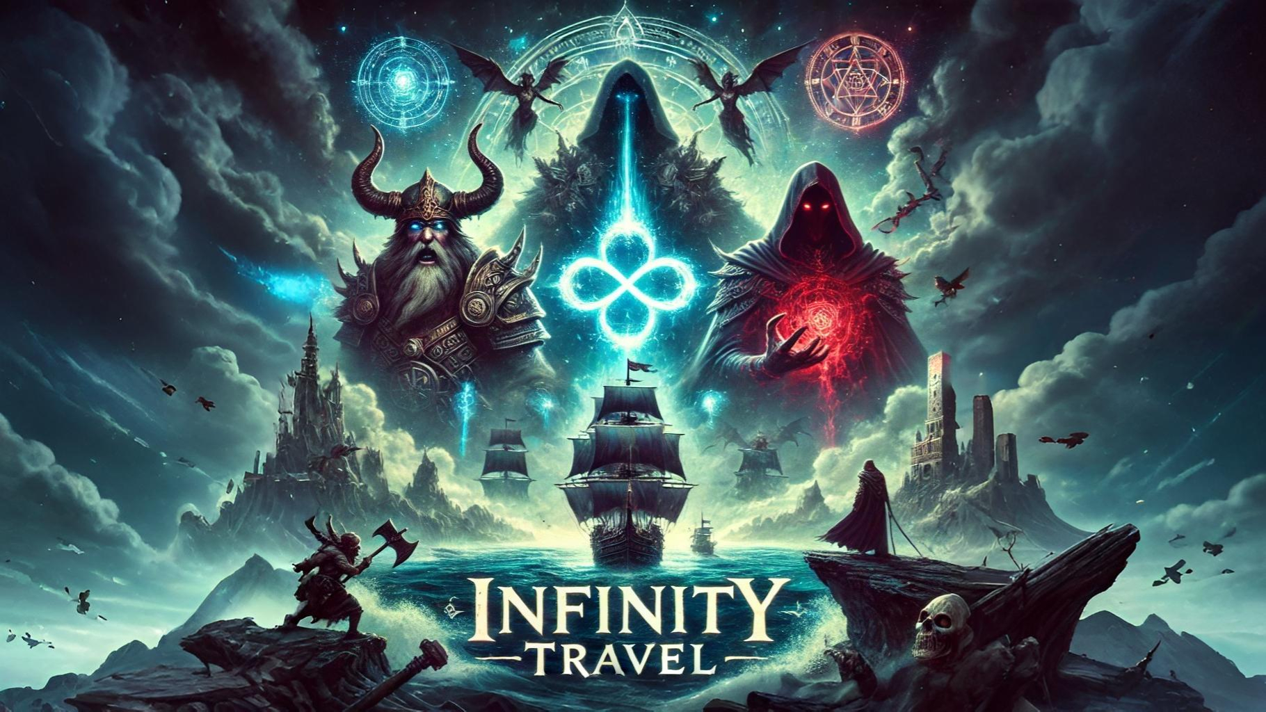 Game cover art featuring a dark castle with lightning in the background